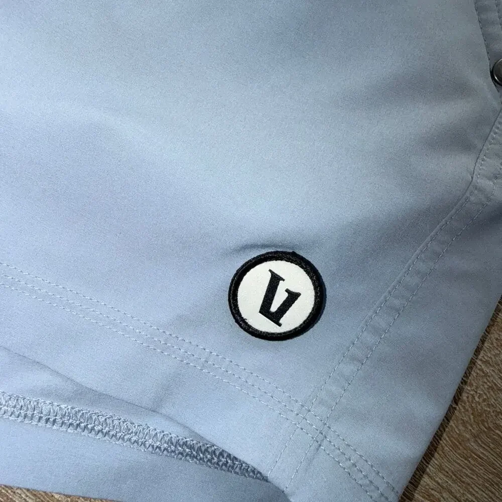 Vuori Men’s Kore Shorts Light Blue 5” Lined Sz XS